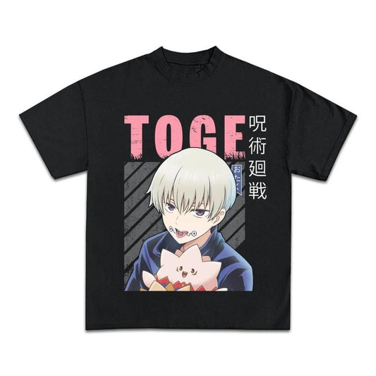 Jujutsu Kaisen Anime T-shirt, Toge And Togepi Diagonal Stripes Graphic Tee, Anime & Manga Gifts Sweatshirt, Hoodie, Comfort Colors