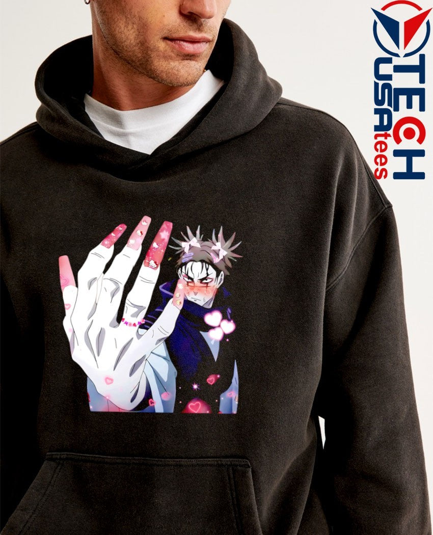 Jujutsu Kaisen Choso nails done shirt