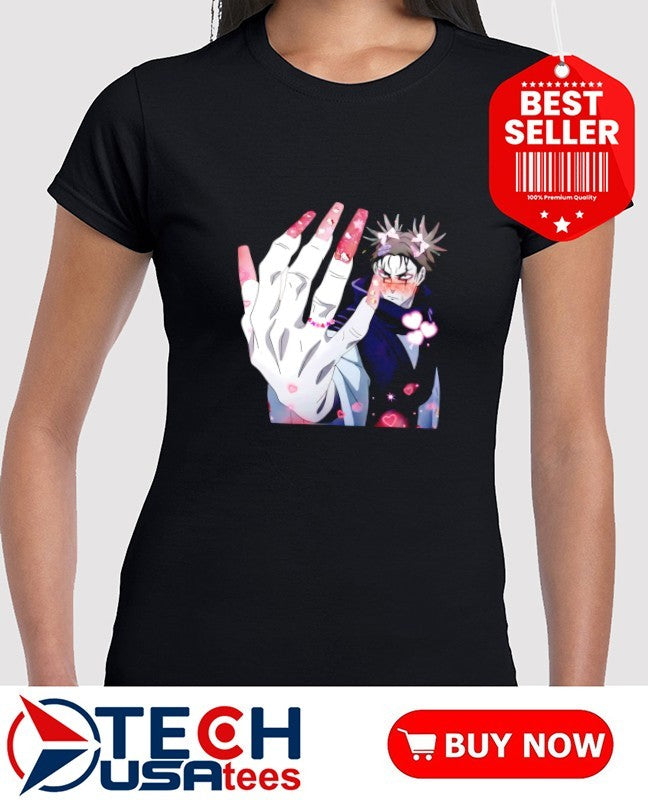 Jujutsu Kaisen Choso nails done shirt