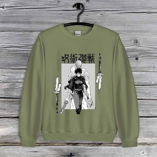 Jujutsu Kaisen Maki Sweatshirt Gift For Fans, Anime T-shirt Sweatshirt Hoodie, Sweatshirt, Hoodie