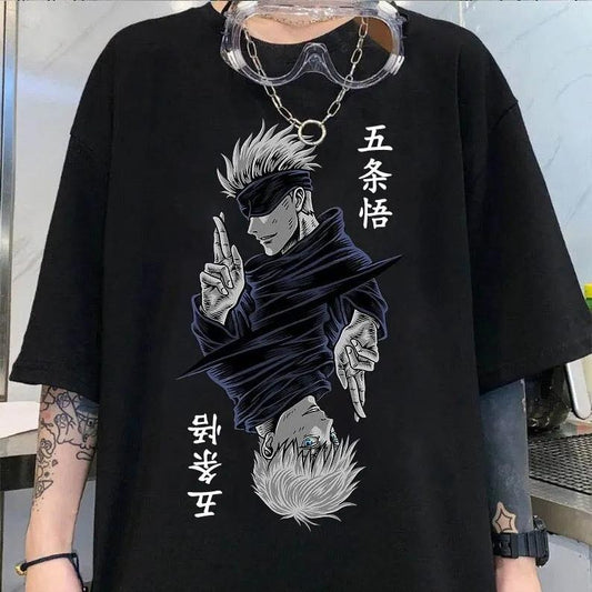 Jujutsu Kaisen Satoru Gojo T Shirt, Anime Clothing, Geto Tshirt, Jjk Shirt, Gojo Geto, Perfect For Anime Fans, Gojo T Shirt Fan Gifts, Manga Shirt Vintage, Unisex T-Shirt, Gifts For Men Women, Short Sleeve Tee Shirt