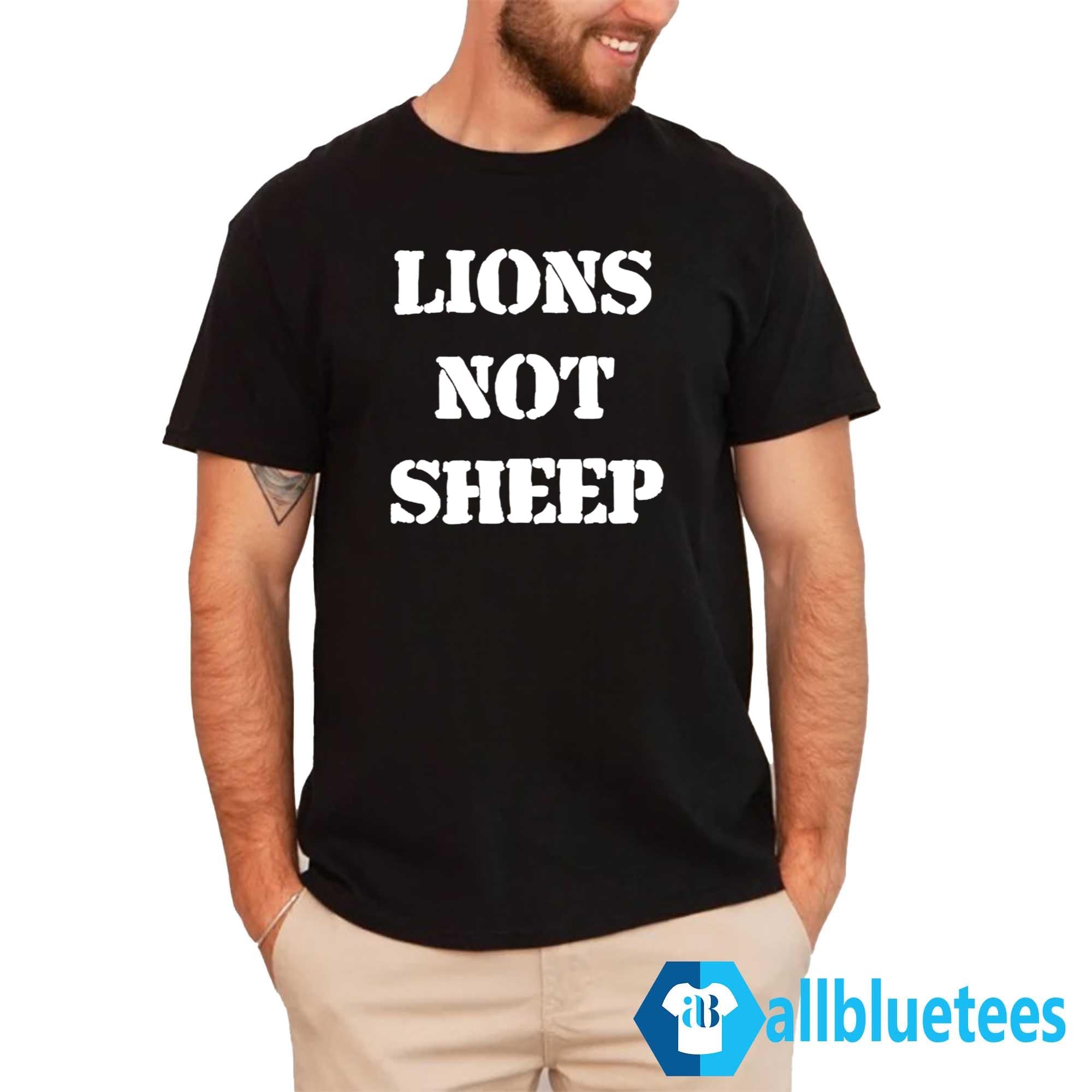 Julian Edelman Lions Not Sheep Shirt