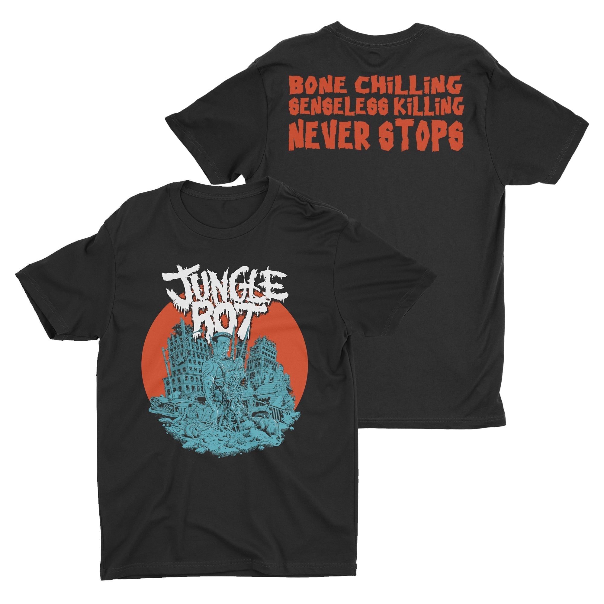 Jungle Rot - City Of Gore t-shirt Hoodie, Sweatshirt | CoreVibeTees.com (Image 1)