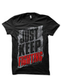 Just Keep Fighting Kevin Owens Black T-Shirt Hoodie, Sweatshirt | CoreVibeTees.com