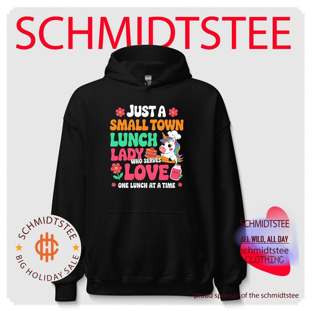 Just a small town lunch lady who serves love cartoon unicorn shirt_upscayl_3x_realesrgan-x4fast