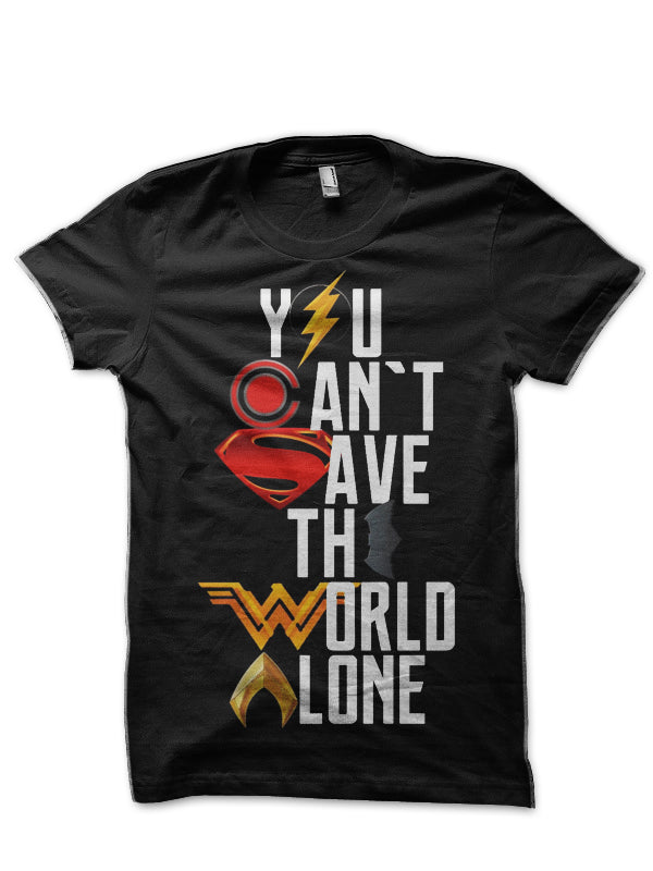 Justice League Black T-Shirt Hoodie, Sweatshirt | CoreVibeTees.com