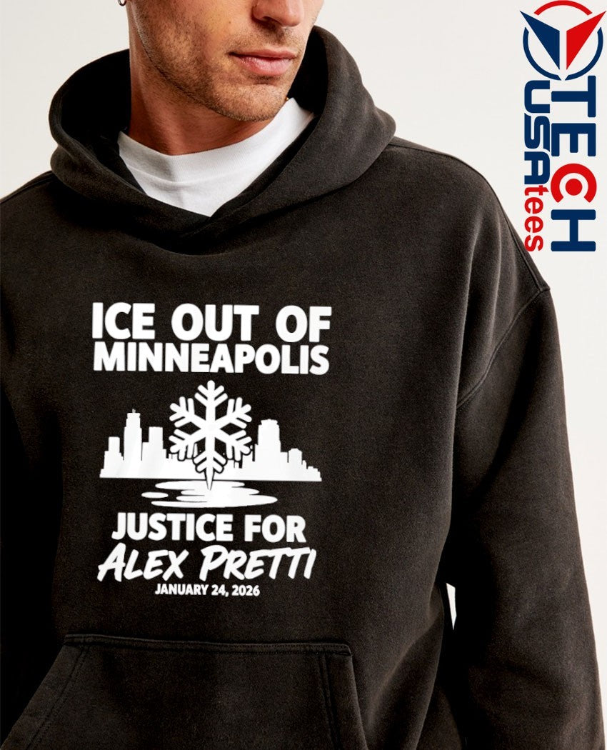 Justice for Alex Pretti Murdered by ICE in Minneapolis Anti ICE shirt