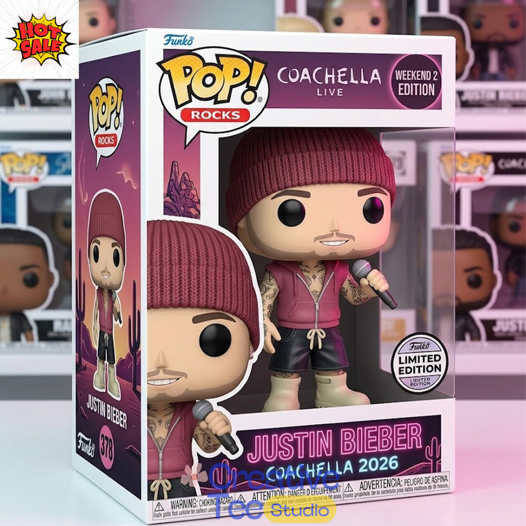 Justin Bieber 2026 Weekend 2 Skylrk Newport Hoodie Pop Figure