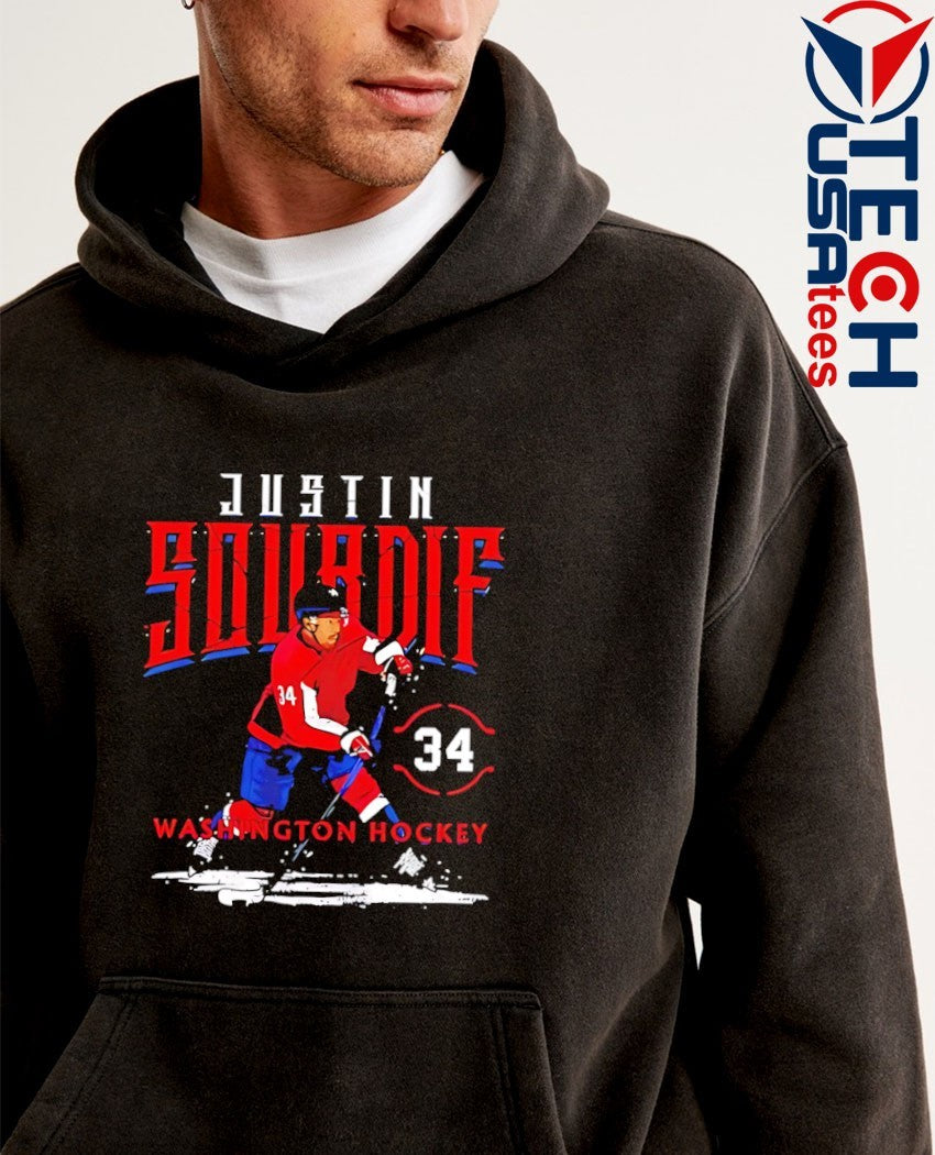 Justin Sourdif #34 Washington Capitals Hockey shirt