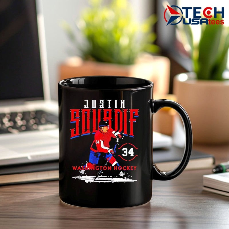 Justin Sourdif #34 Washington Capitals Hockey shirt