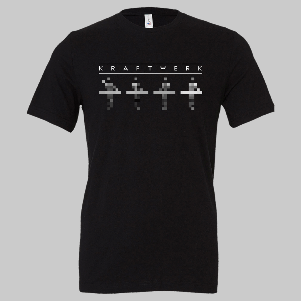 Pixel Man Black T-Shirt Hoodie, Sweatshirt | CoreVibeTees.com (Image 1)
