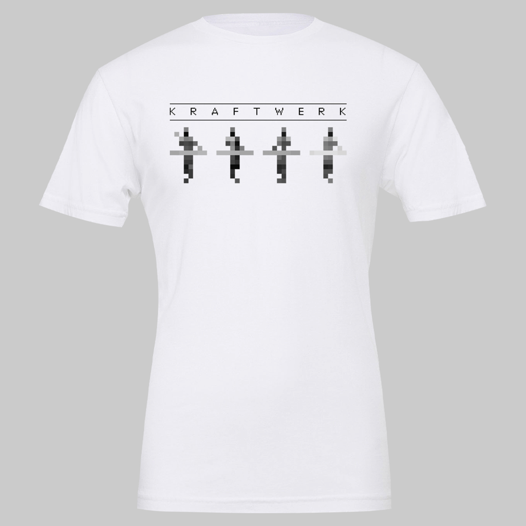 Pixel Man White T-Shirt Hoodie, Sweatshirt | CoreVibeTees.com (Image 1)