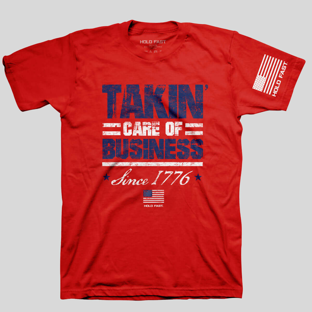 HOLD FAST Mens T-Shirt 1776 Hoodie, Sweatshirt | CoreVibeTees.com (Image 1)