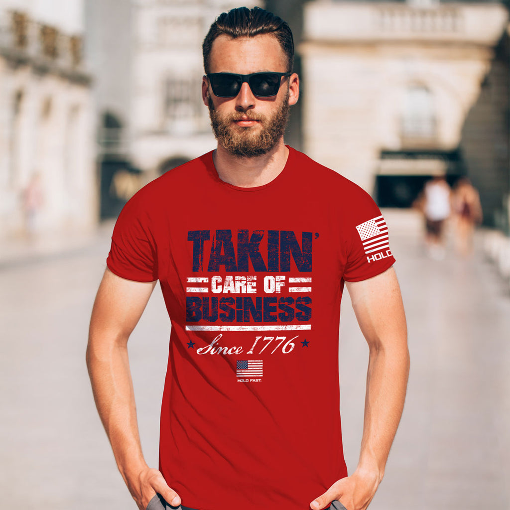 HOLD FAST Mens T-Shirt 1776 Hoodie, Sweatshirt | CoreVibeTees.com (Image 3)