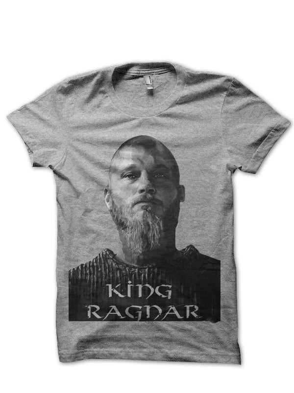 Vikings Ragnar Grey T-Shirt Hoodie, Sweatshirt | CoreVibeTees.com