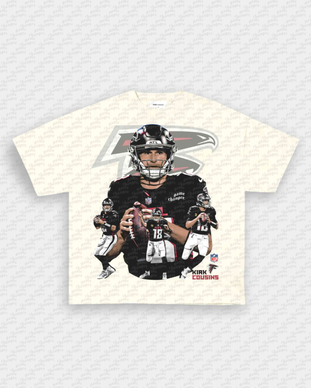 KIRK COUSINS - FALCONS TEE Hoodie, Sweatshirt | CoreVibeTees.com (Image 2)
