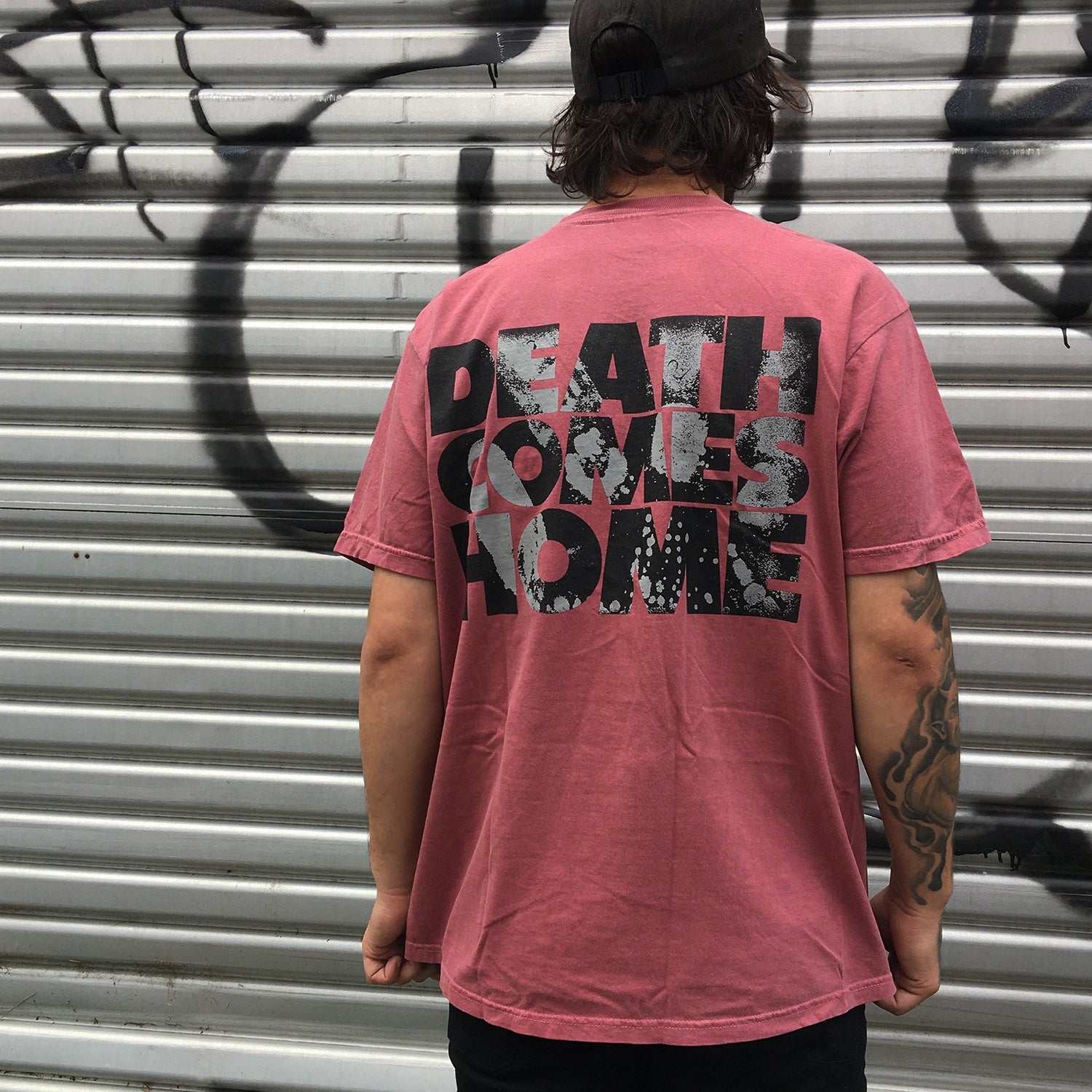 Death Comes Home Tee (Maroon) Hoodie, Sweatshirt | CoreVibeTees.com (Image 3)