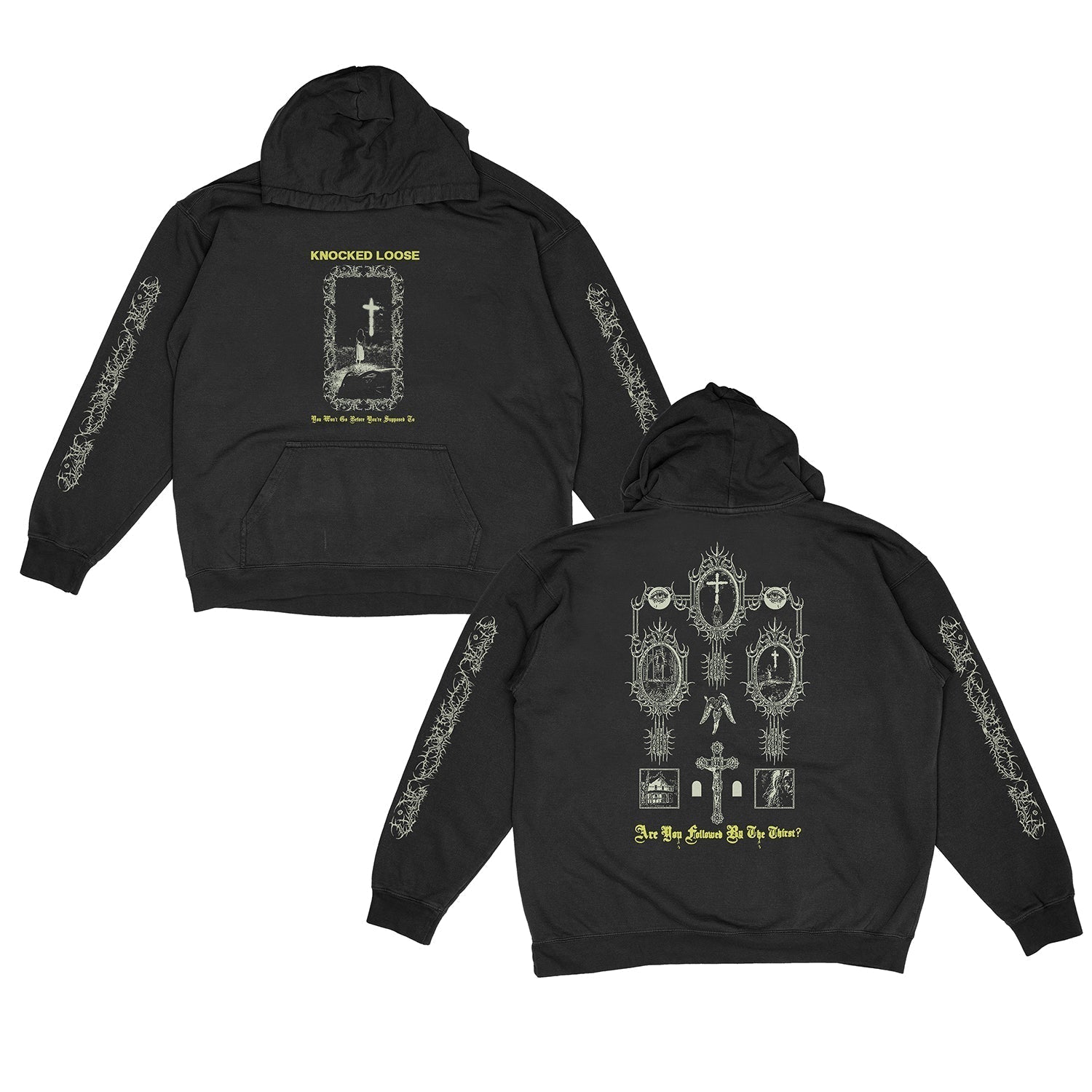 You Wonâ€™t Go Before Youâ€™re Supposed To Hoodie (Black) T-Shirts, Sweatshirt | CoreVibeTees.com (Image 1)