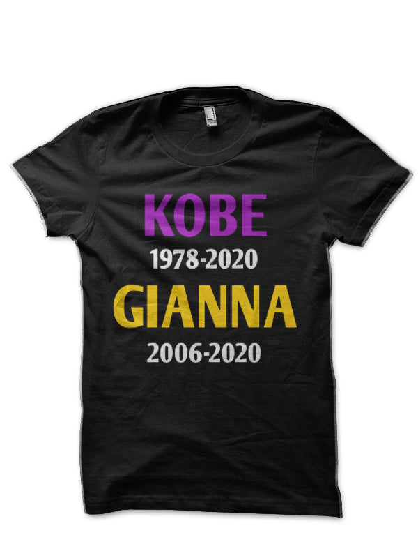 Kobe Bryant â€“ Gianna Black T-Shirt Hoodie, Sweatshirt | CoreVibeTees.com