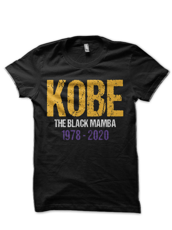 Kobe Bryant -The Black Mamba Black T-Shirt Hoodie, Sweatshirt | CoreVibeTees.com