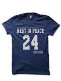 Rest In Peace Kobe Bryant RIP Kobe Bryant 24 Navy Blue T-Shirt Hoodie, Sweatshirt | CoreVibeTees.com