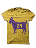 Kobe Bryant-Goat 24 vintage Yellow T-Shirt Hoodie, Sweatshirt | CoreVibeTees.com