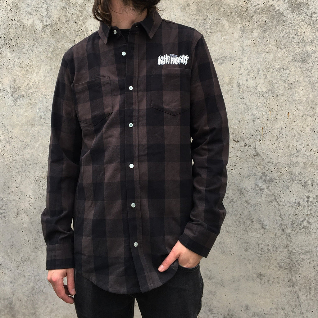 Bite Your Head Off Flanno Shirt (Black/Grey) Hoodie, Sweatshirt | CoreVibeTees.com (Image 3)