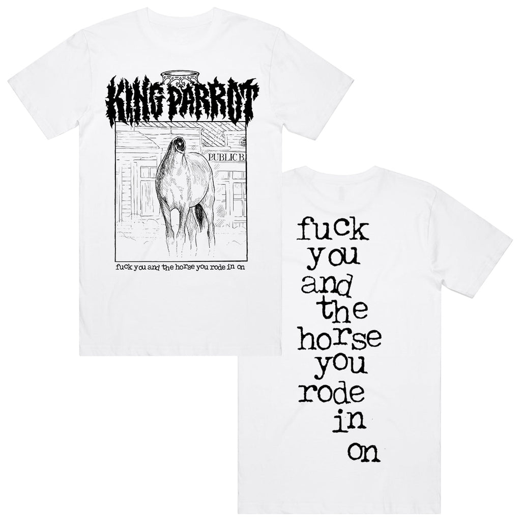Horse T-Shirt (White) Hoodie, Sweatshirt | CoreVibeTees.com (Image 1)