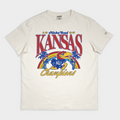 Kansas Football 1995 Aloha Bowl Vintage Heavyweight Tee Hoodie, Sweatshirt | CoreVibeTees.com (Image 1)