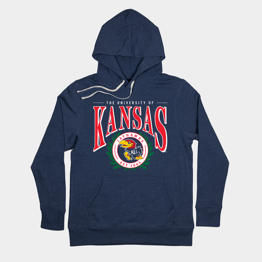 Vintage Kansas Jayhawks Hoodie Style001 T-Shirts, Sweatshirt | CoreVibeTees.com (Image 1)