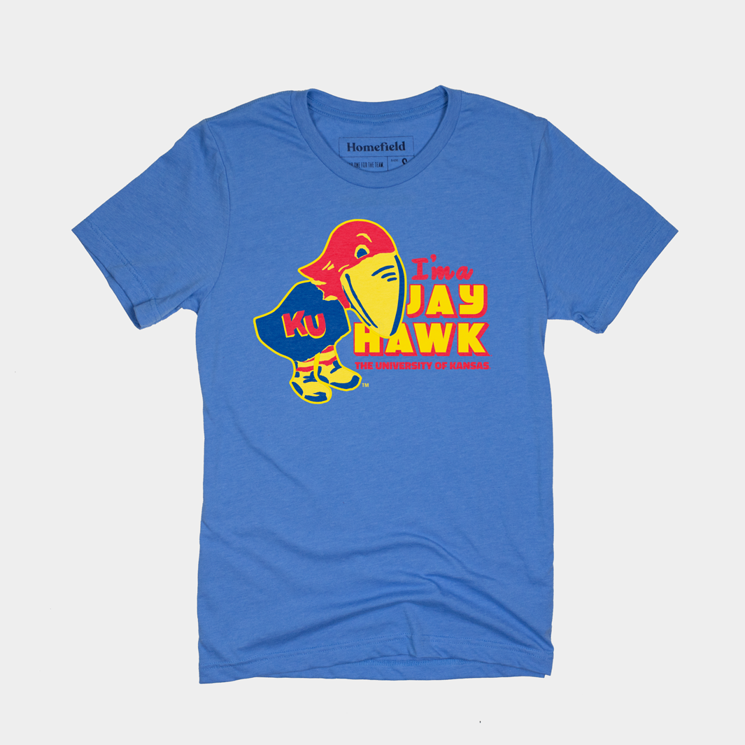 Retro Kansas "I'm a Jayhawk" T-Shirt Hoodie, Sweatshirt | CoreVibeTees.com