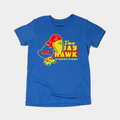 Kansas Retro "I'm a Jayhawk" Youth Tee Hoodie, Sweatshirt | CoreVibeTees.com (Image 1)