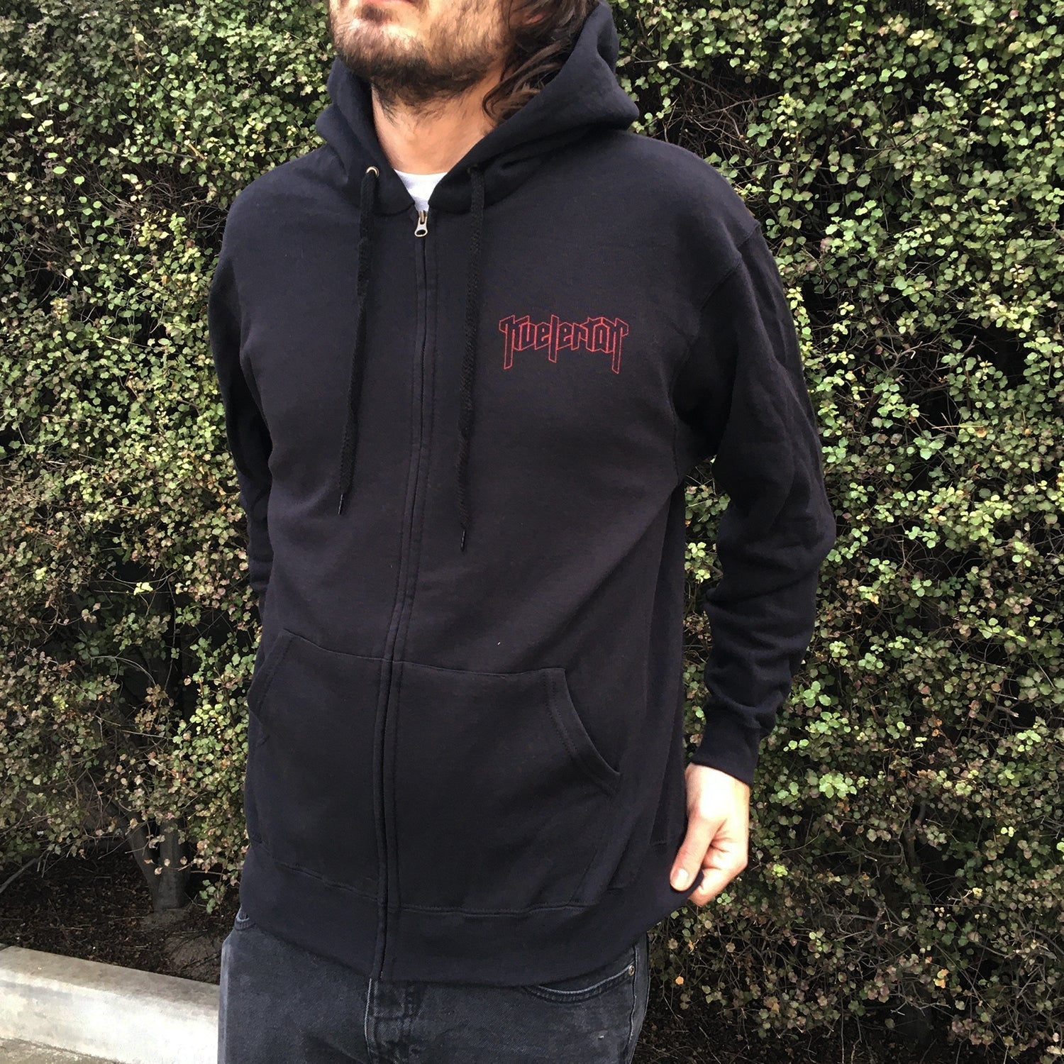 Demon Owl Zip Up Hoodie (Black) T-Shirts, Sweatshirt | CoreVibeTees.com (Image 2)