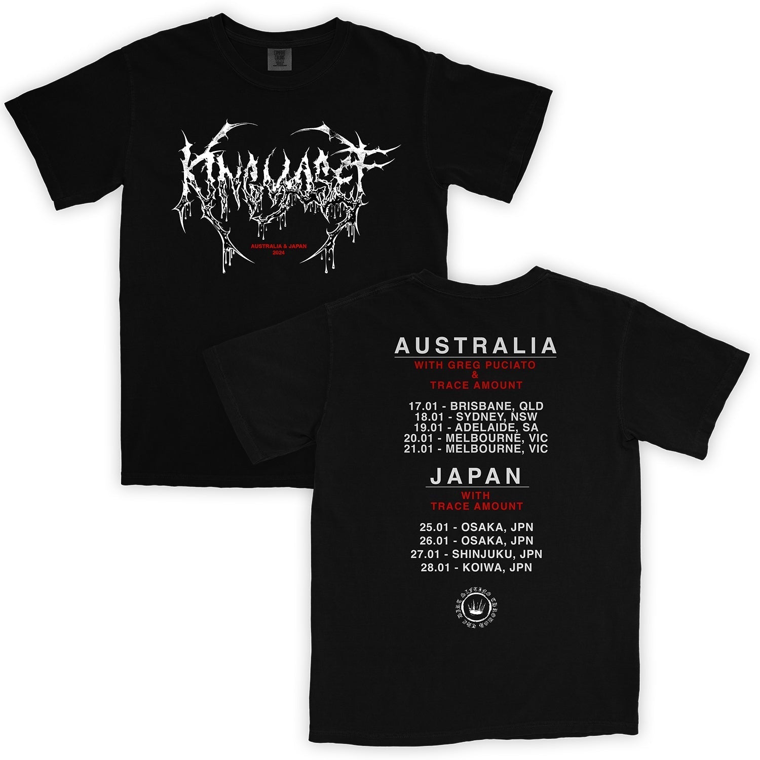 AUS & Japan Tour T-Shirt (Black) Hoodie, Sweatshirt | CoreVibeTees.com