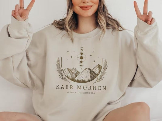 Kaer Morhen Crew Neck Sweatshirt, Kaer Morhen Keep Of The Elder Sea Hoodie, The Witcher Geralt of Rivia The Last Wish Bookish Sweater, Oversized Women's Gamer Video Game Gift, Blood Of Elves Womenswear Shirt, Henry Cavill Shirt