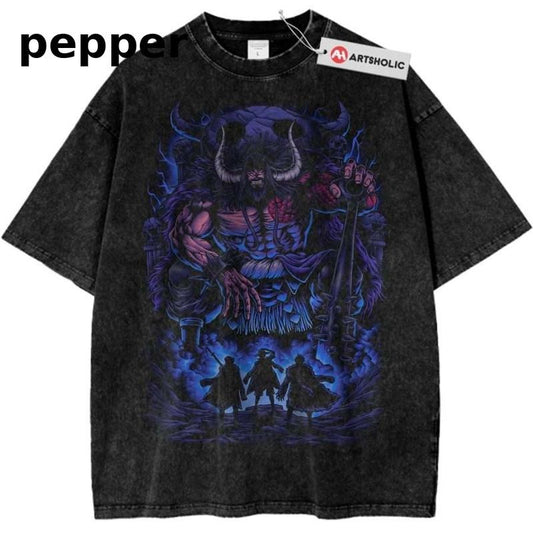 Kaido vs Worst Generation Shirt, One Piece Shirt, Anime Shirt, Vintage T-Shirt