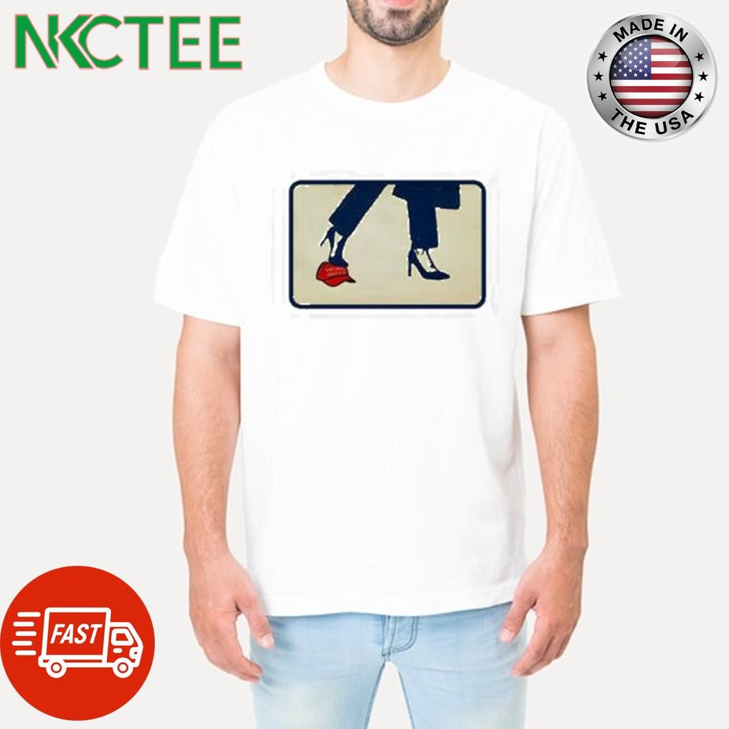 Kamala 2024 Anti-Maga High Heels Step On Red Hat Shirt