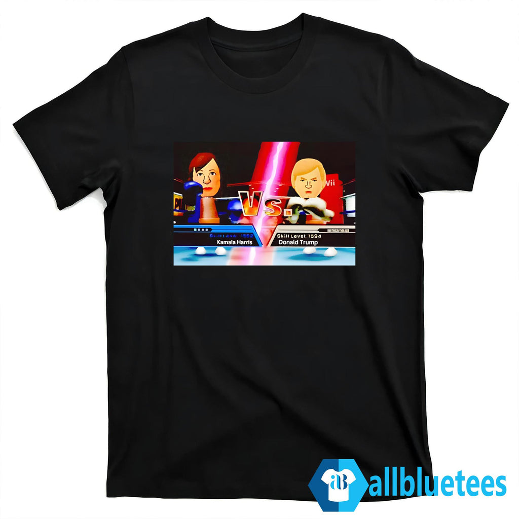 Kamala Harris X Donald Trump Wii Boxing Presidential Election Shirt