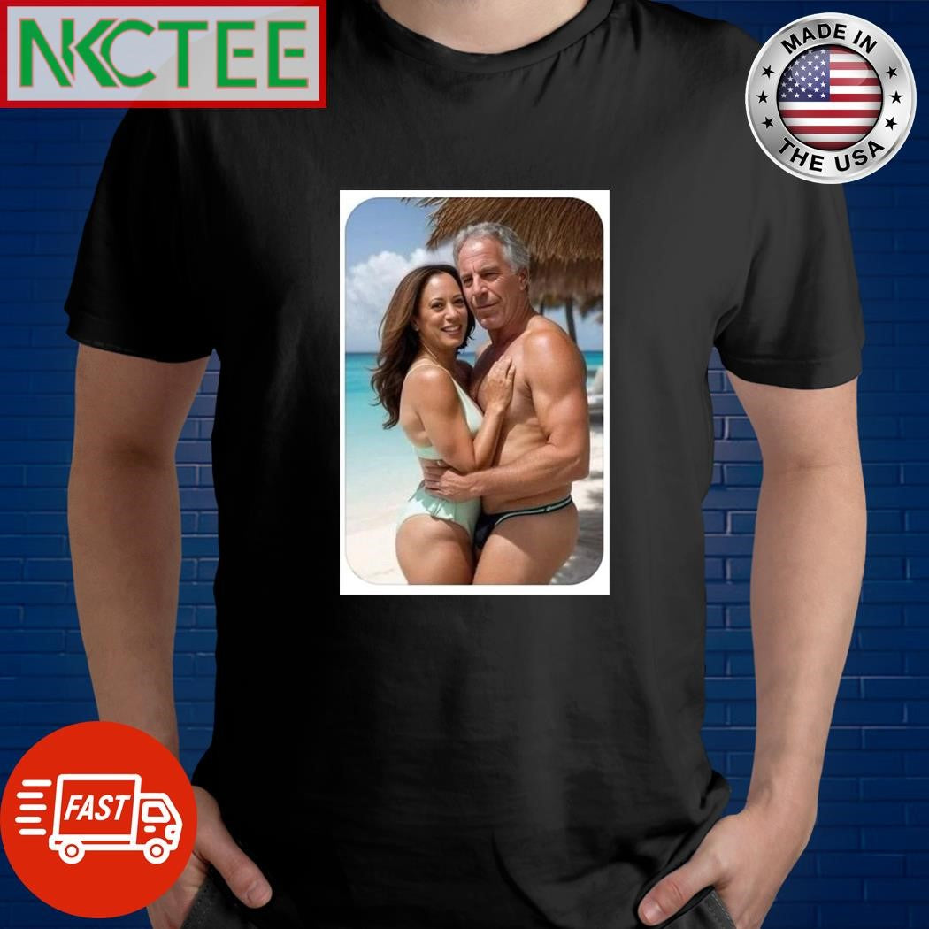 Kamala Harris bikini and Douglas Emhoff shirt