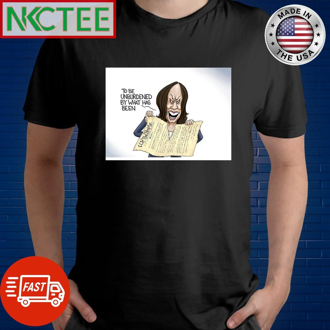 Kamala Harris to be unburdened by what has been shirt