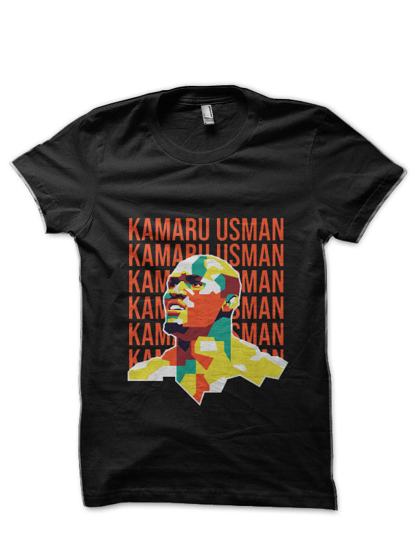 Kamaru Usman Black T-Shirt Style002 Hoodie, Sweatshirt | CoreVibeTees.com
