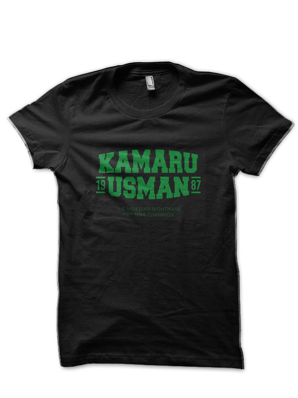 Kamaru Usman Black T-Shirt Style008 Hoodie, Sweatshirt | CoreVibeTees.com