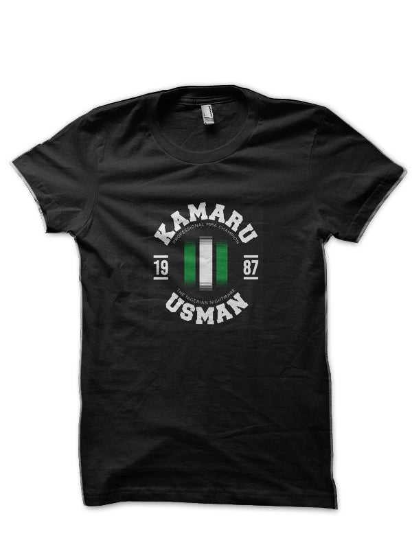 Kamaru Usman Black T-Shirt Style006 Hoodie, Sweatshirt | CoreVibeTees.com