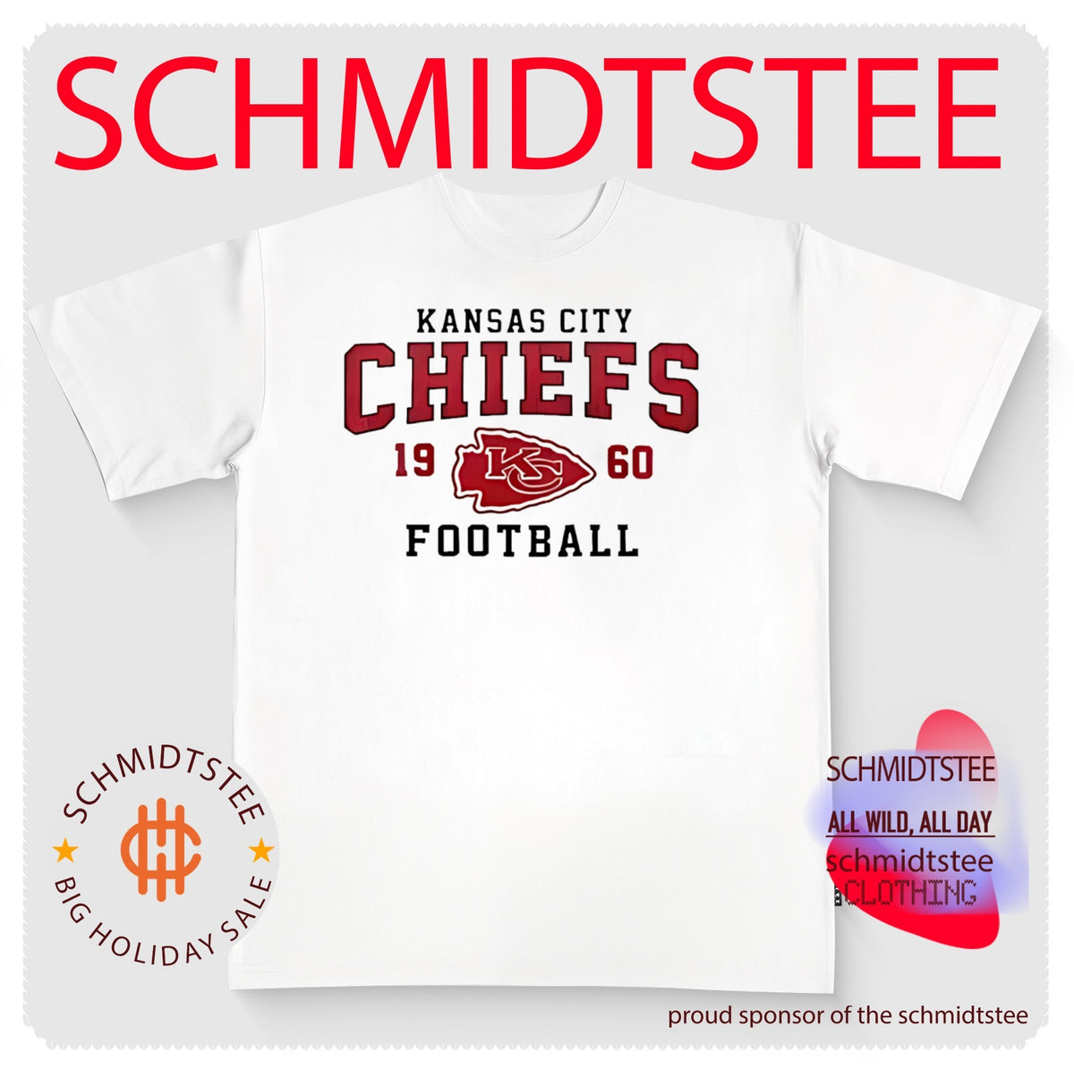 Kansas City Chiefs 1960 Football graphic shirt