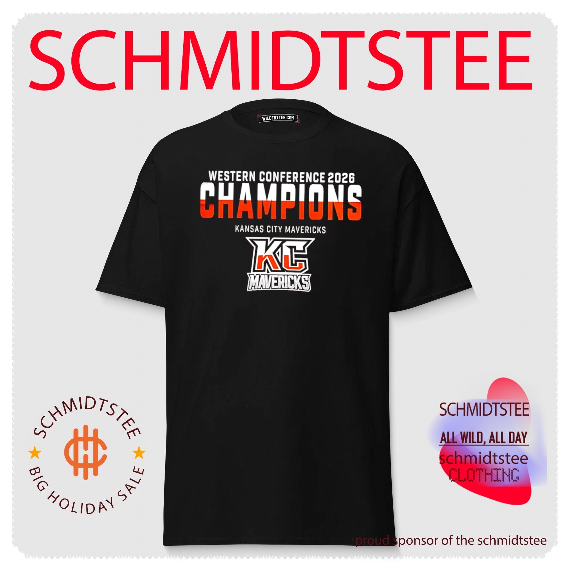 Kansas City Mavericks Western Conference Hockey Champions 202 logo shirt