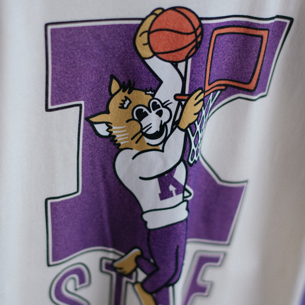 Vintage Slam Dunk Willie Wildcat K-State Ringer Tee Style001 Hoodie, Sweatshirt | CoreVibeTees.com (Image 2)