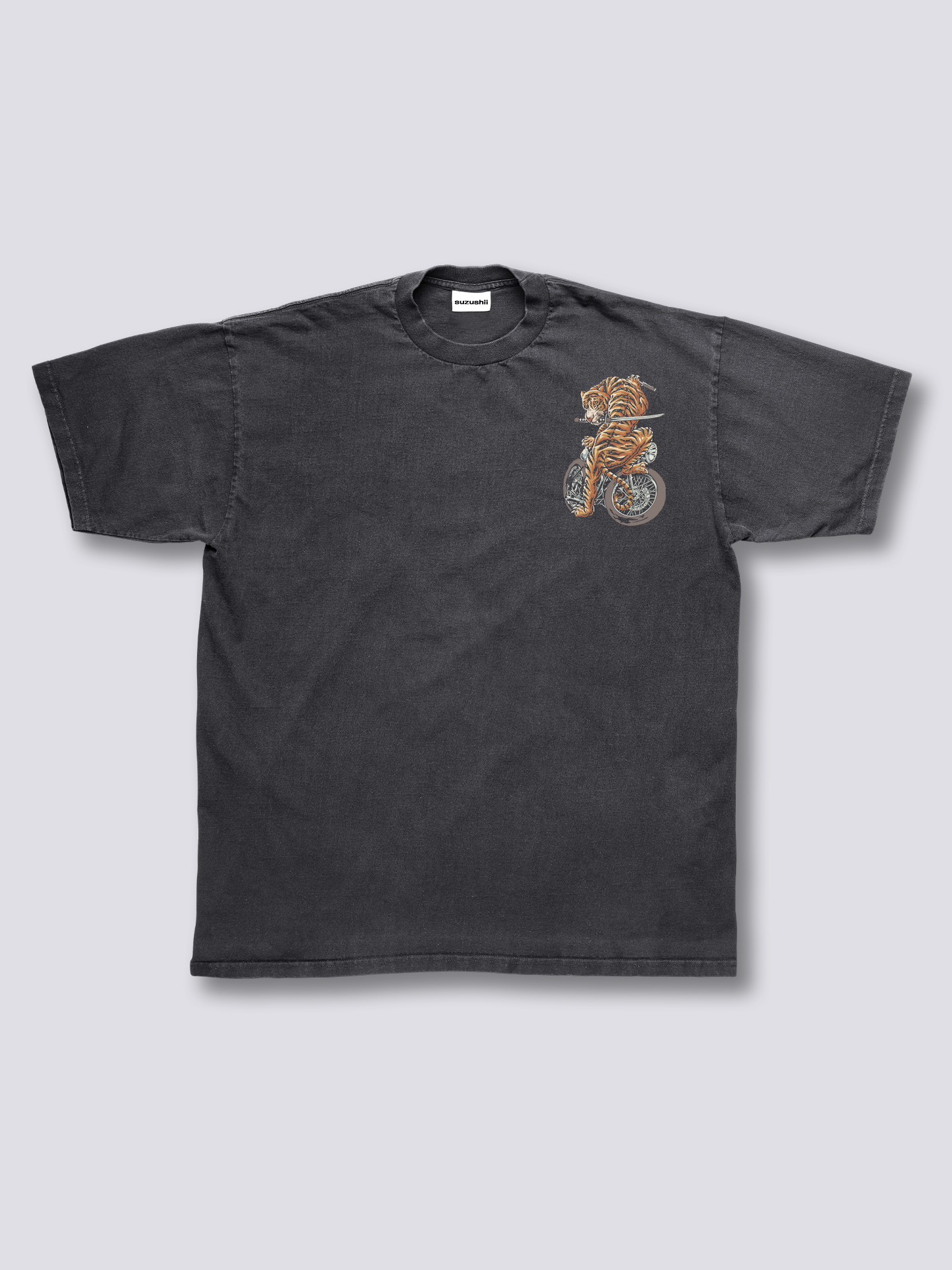 Katana Tiger Vintage T-Shirt Hoodie, Sweatshirt | CoreVibeTees.com (Image 2)