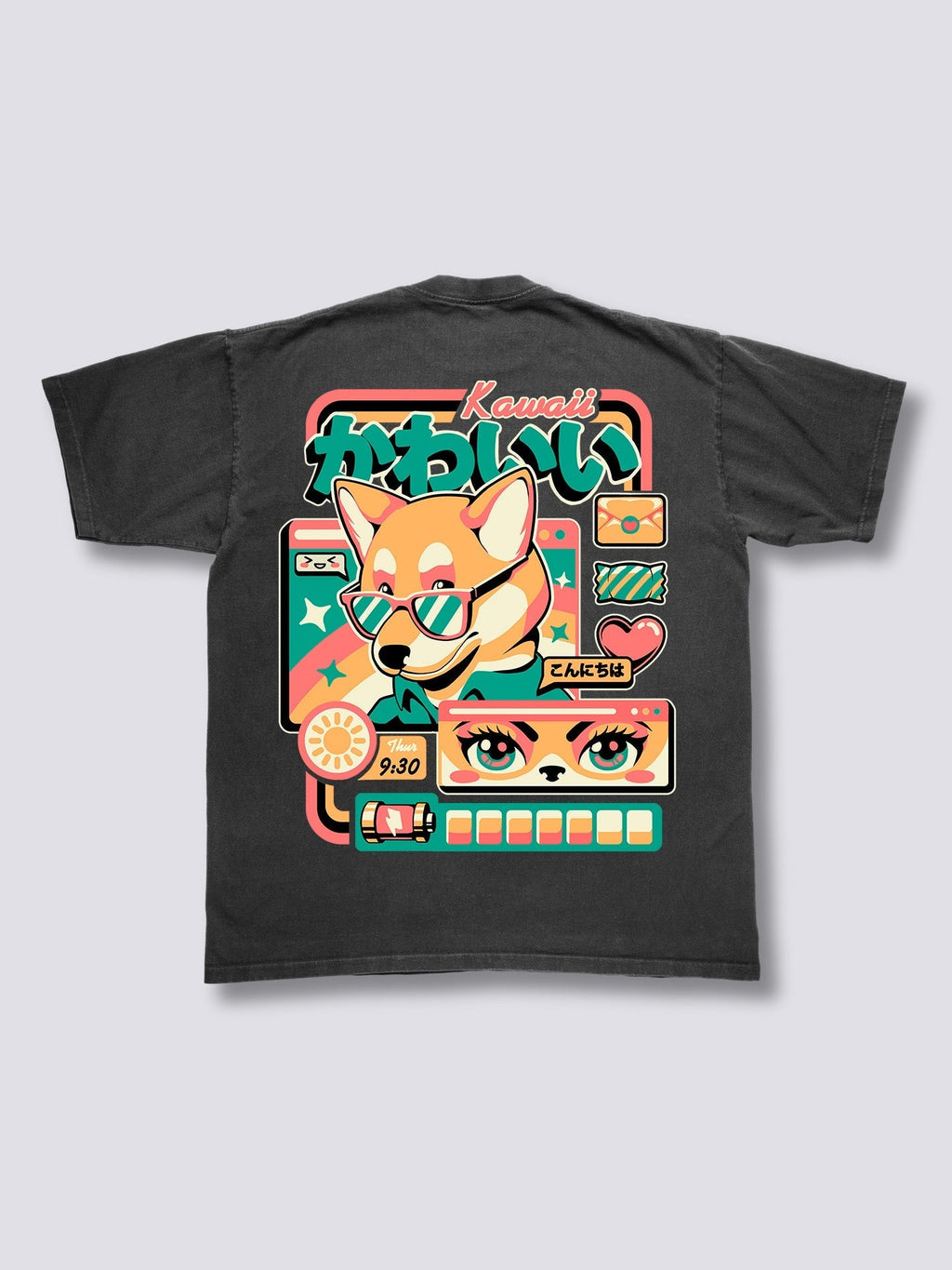 Cyber Pup Vintage T-Shirt Hoodie, Sweatshirt | CoreVibeTees.com (Image 1)
