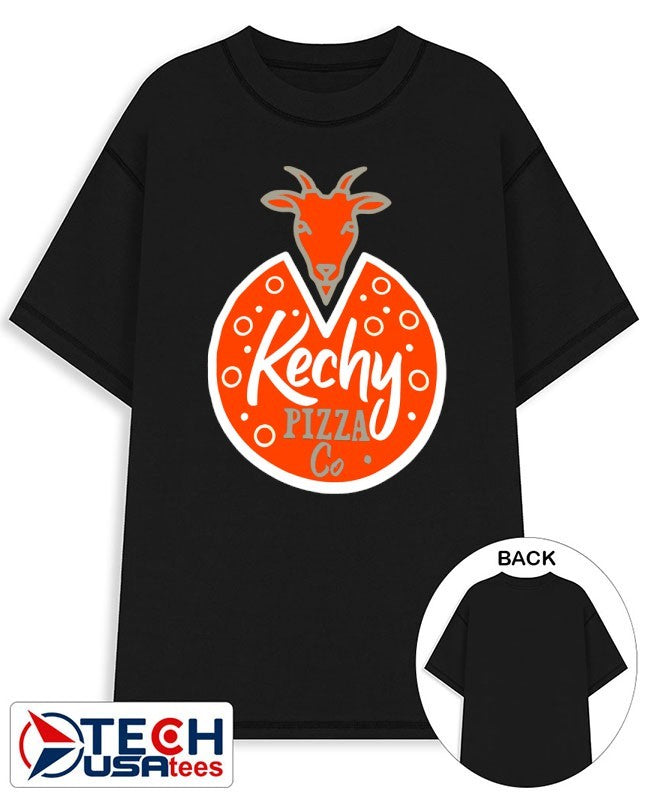 Kechy Pizza Co logo shirt