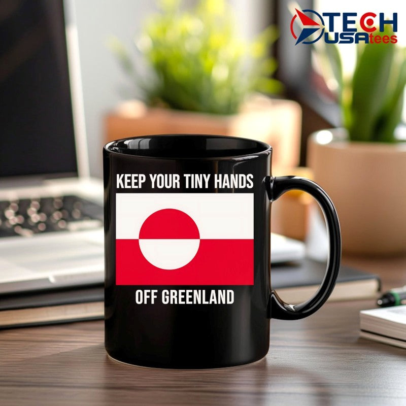 Keep your tiny hands off Greenland flag shirt